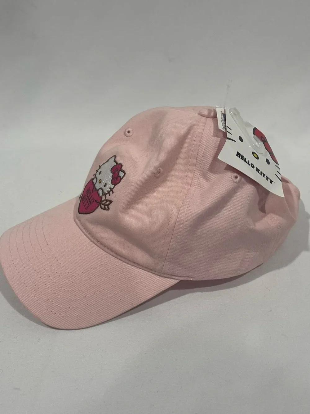Hello Kitty pink baseball cap